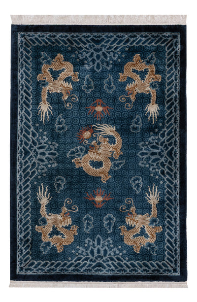Tapis de Chine en soie Tapis 123x187cm - Tapis oriental