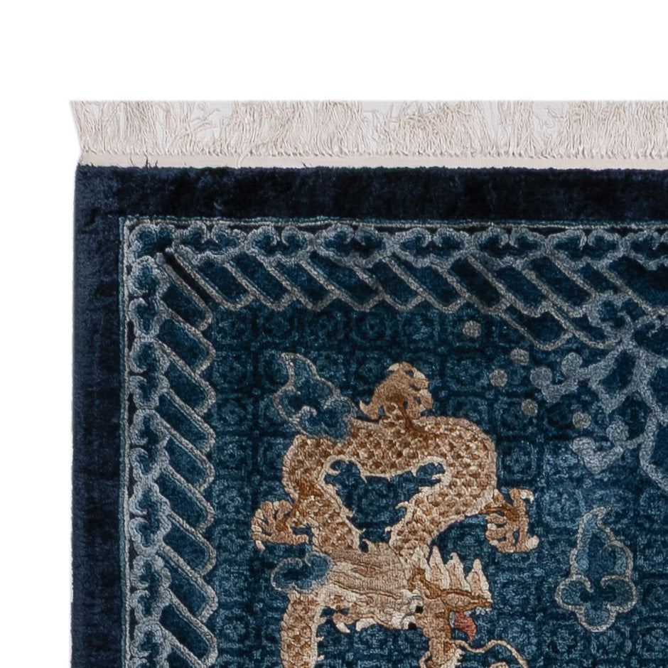 Tapis de Chine en soie Tapis 187x123cm - Tapis oriental