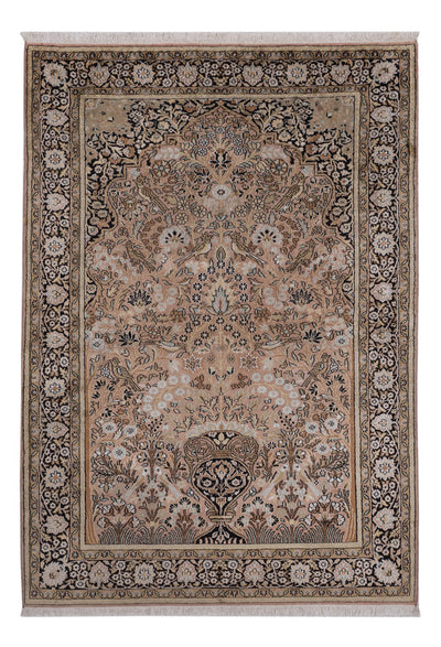 Tapis en soie du Cachemire Tapis 126x188cm - Tapis oriental