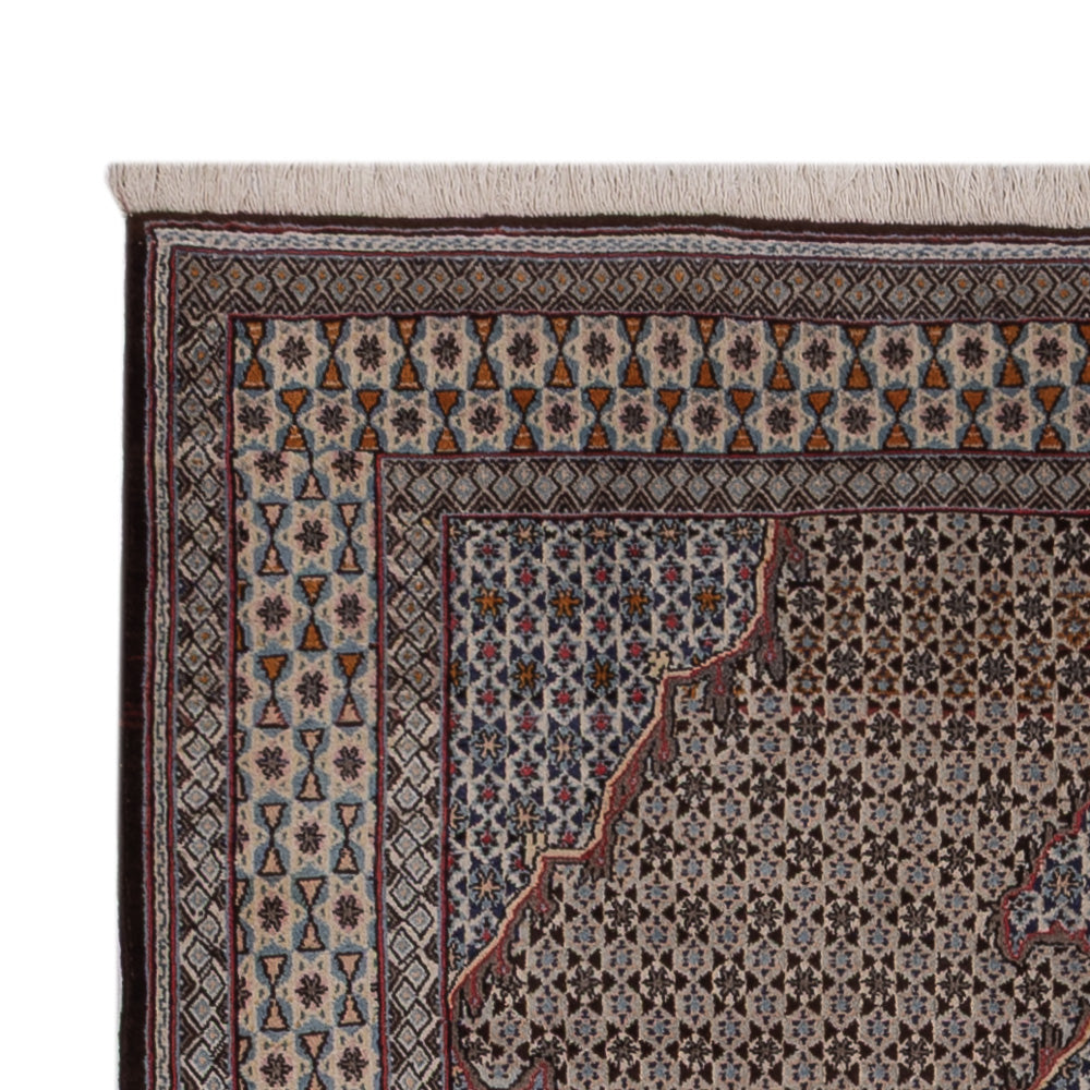 Tapis persan - Tabriz - Royal - 202 x 135 cm - beige foncé