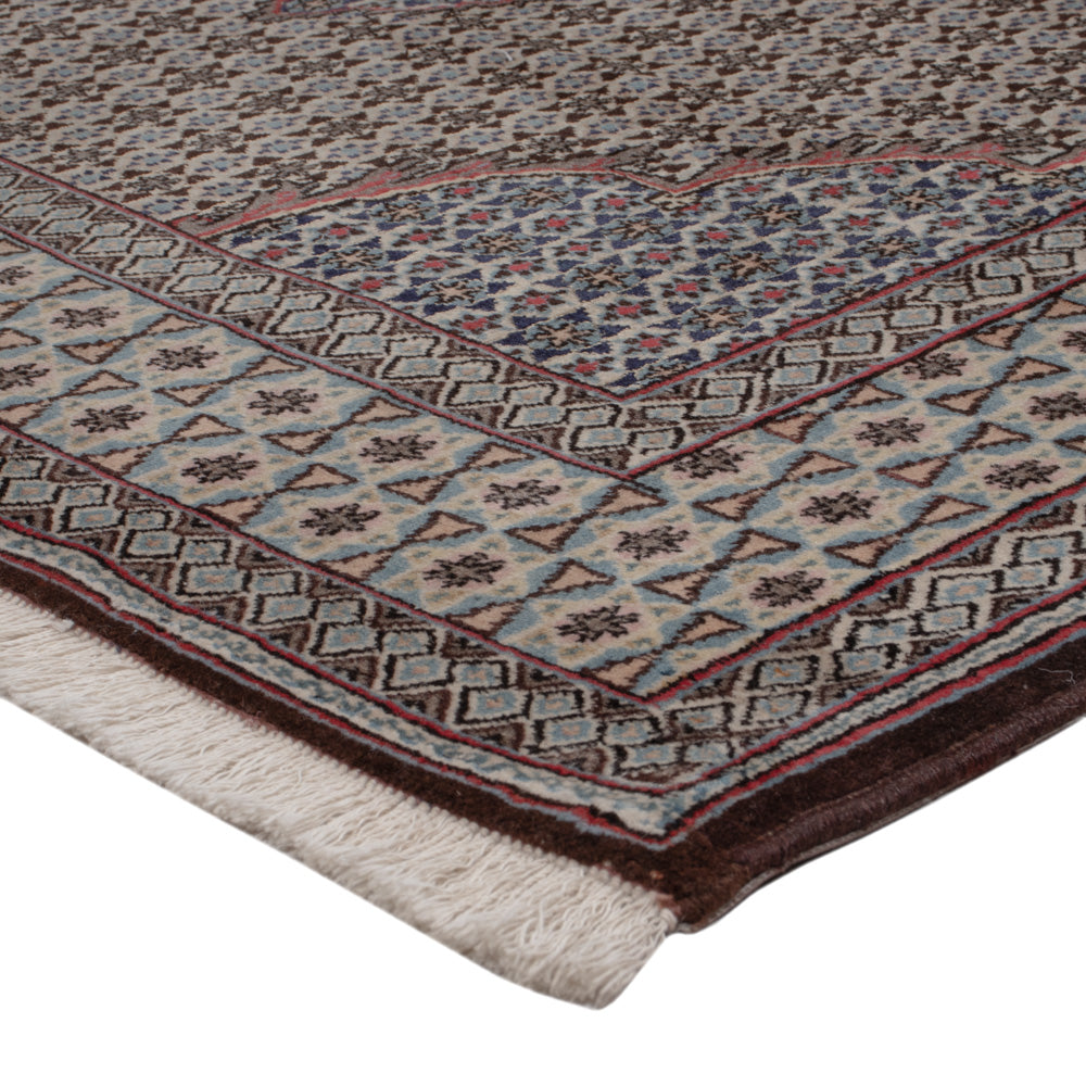 Tapis persan - Tabriz - Royal - 202 x 135 cm - beige foncé
