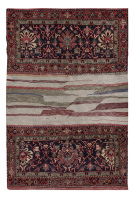 Tapis persan - Nomadic - 204 x 140 cm - multicolore