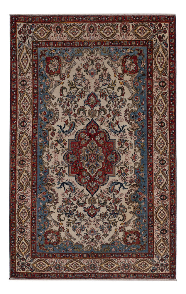 Tapis persan - Isfahan - Premium - 225 x 135 cm - beige