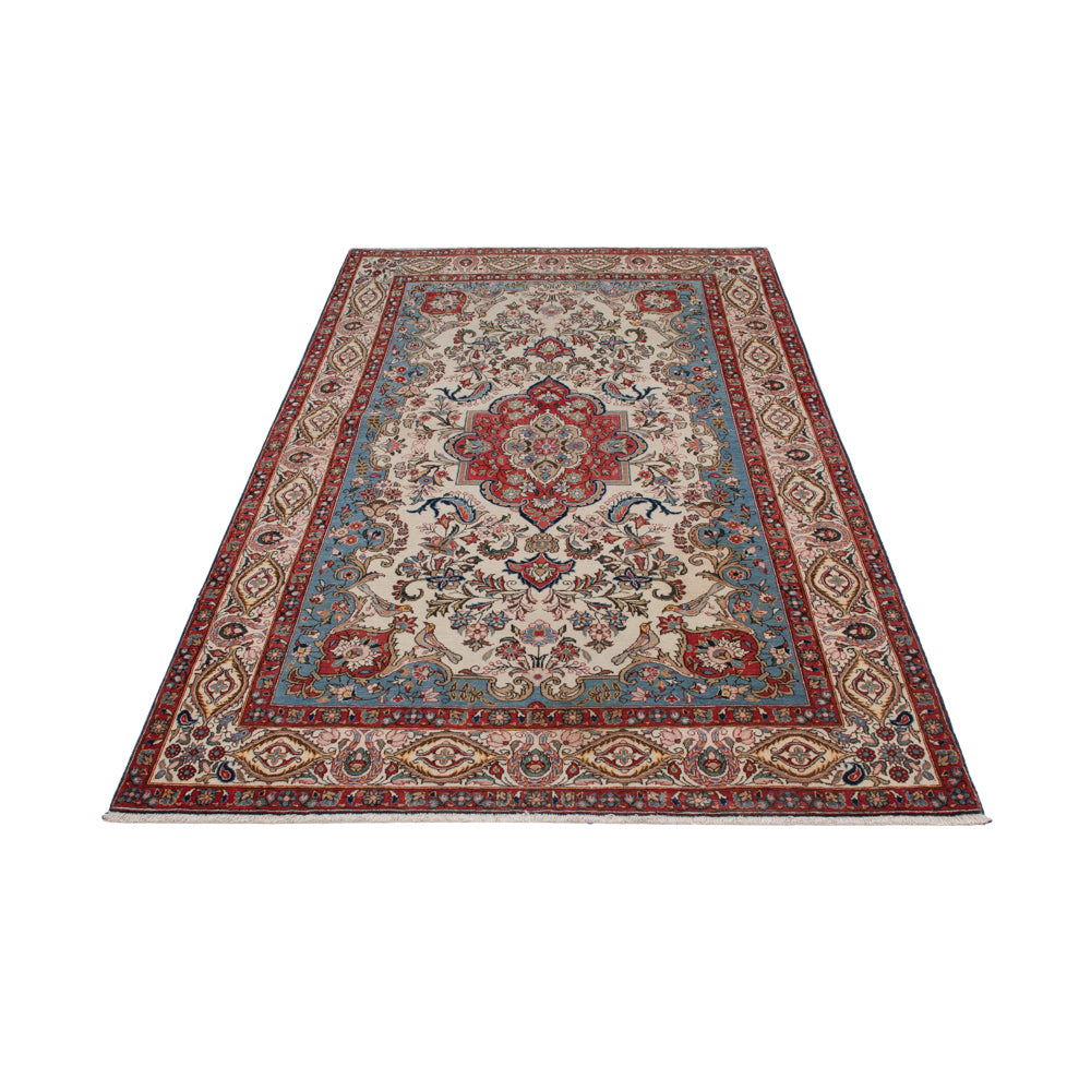Tapis persan - Isfahan - Premium - 225 x 135 cm - beige