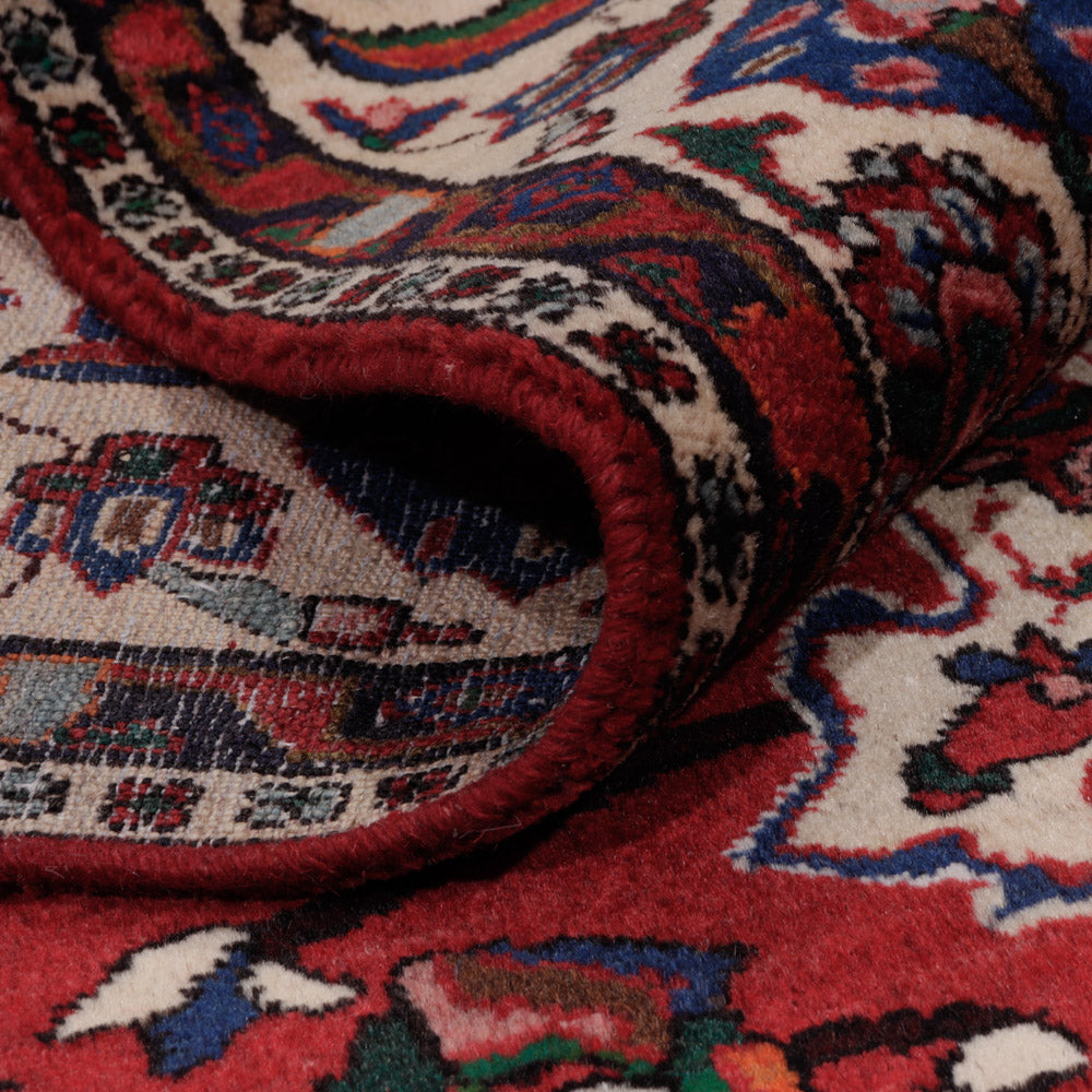 Tapis persan - Classique - 212 x 140 cm - rouge foncé