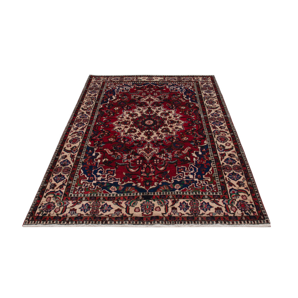 Tapis persan - Classique - 212 x 140 cm - rouge foncé