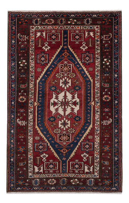 Tapis persan - Nomadic - 227 x 130 cm - rouge clair