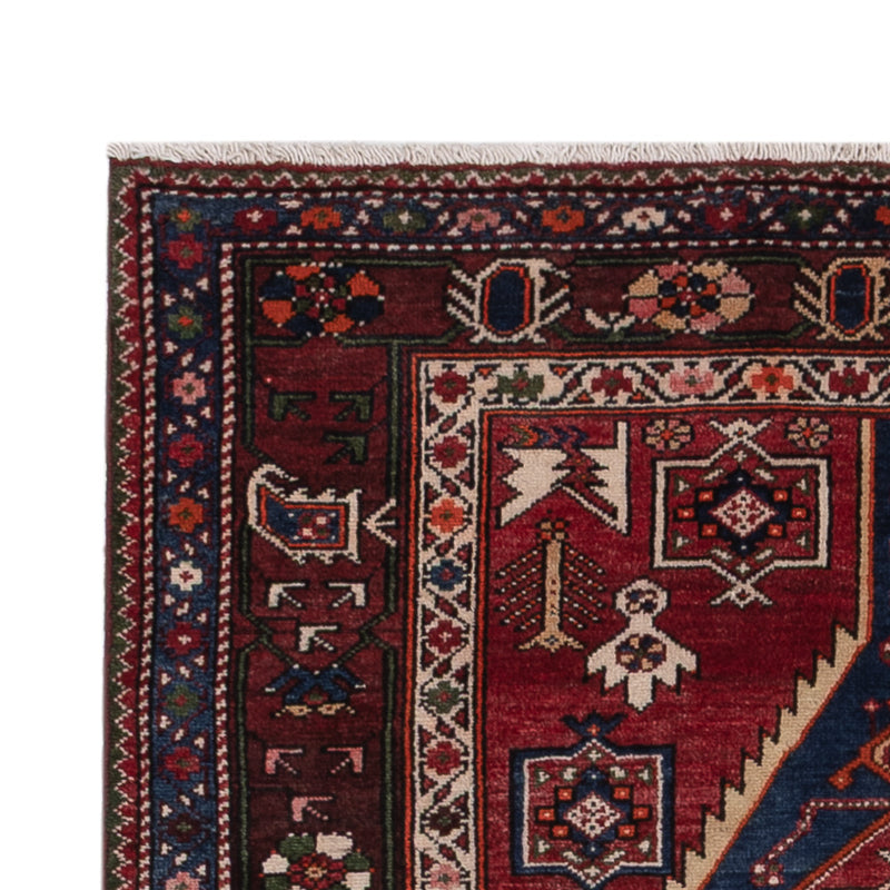 Tapis persan - Nomadic - 227 x 130 cm - rouge clair