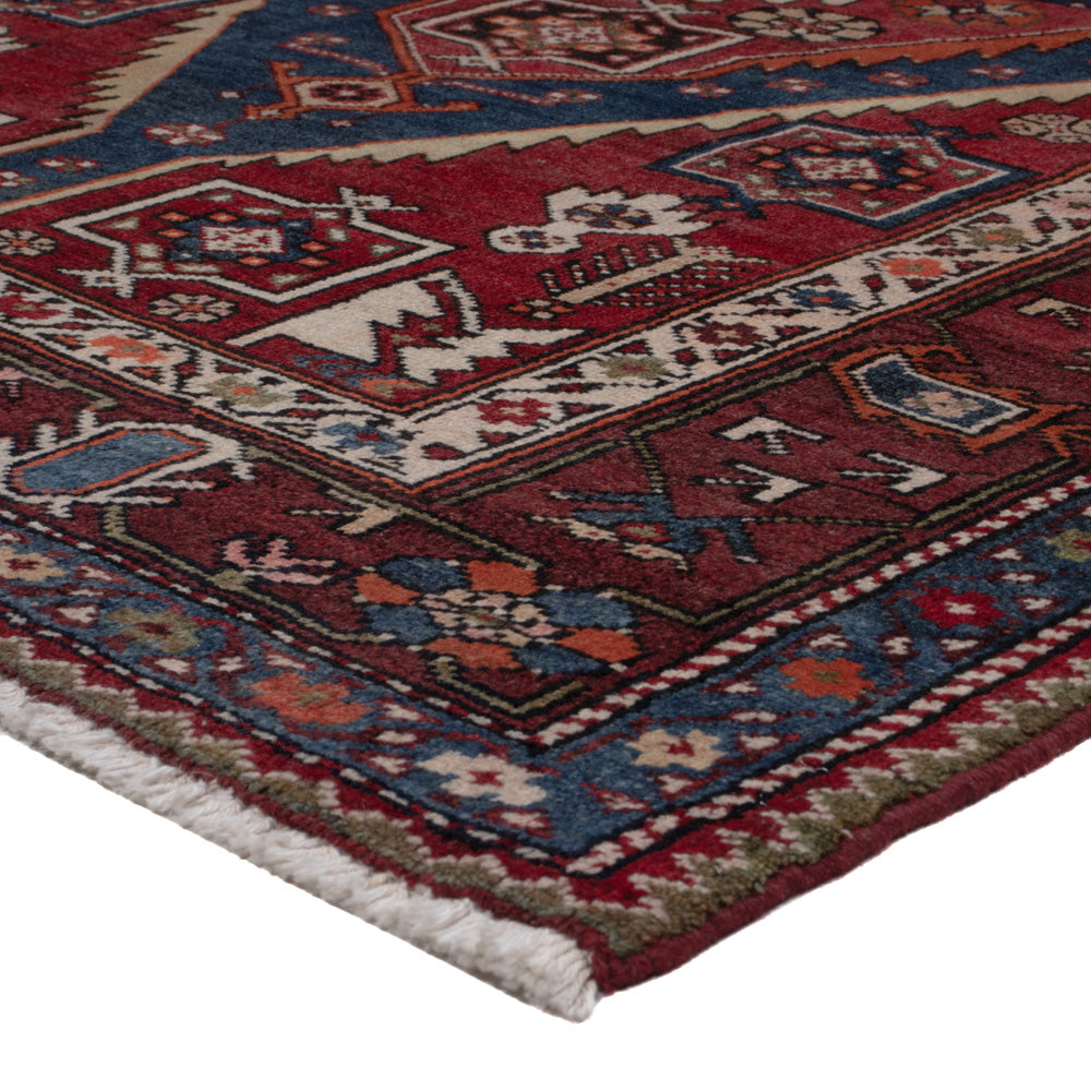 Tapis persan - Nomadic - 227 x 130 cm - rouge clair