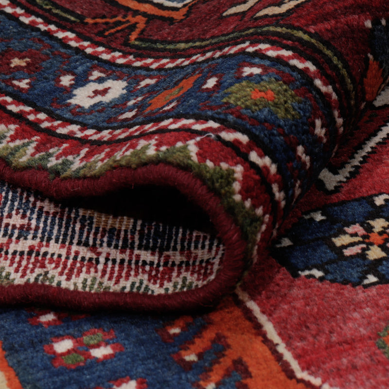 Tapis persan - Nomadic - 227 x 130 cm - rouge clair