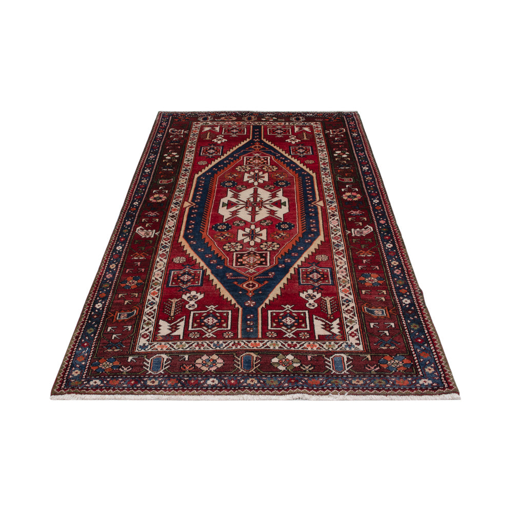 Tapis persan - Nomadic - 227 x 130 cm - rouge clair