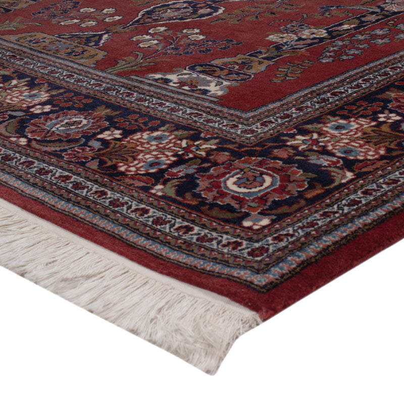 Tapis persan - Keshan - 222 x 141 cm - rouge vin