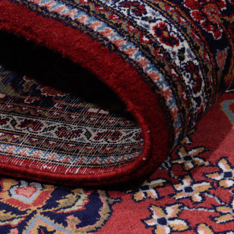 Tapis persan - Keshan - 222 x 141 cm - rouge vin