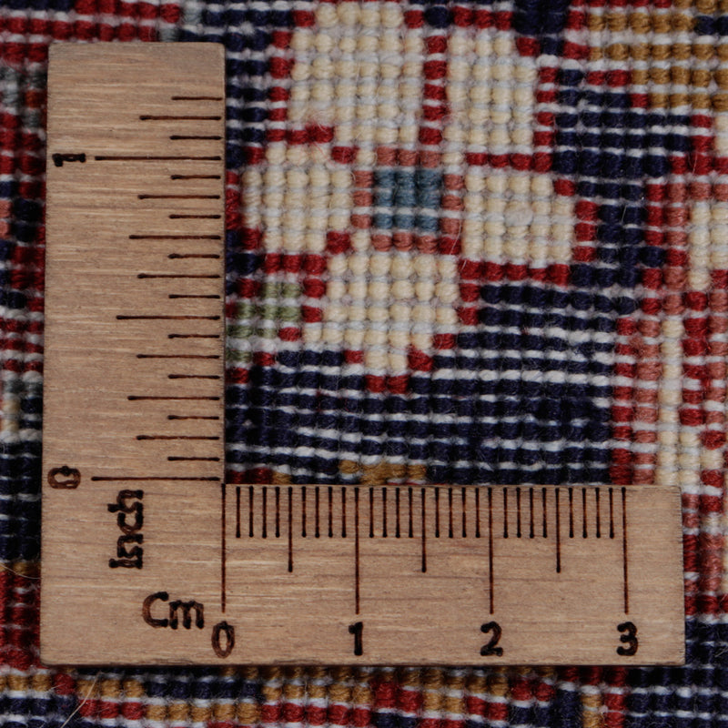 Tapis persan - Keshan - 222 x 141 cm - rouge vin