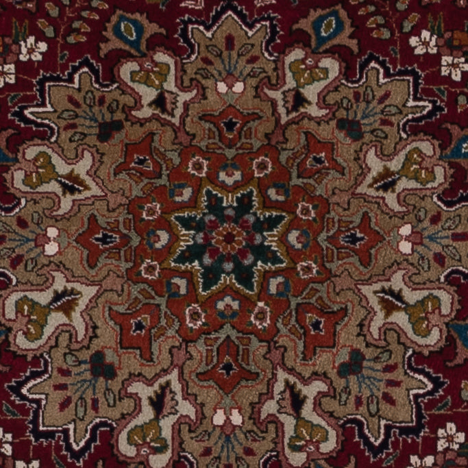 Tapis persan - Tabriz - 195 x 147 cm - rouge vin