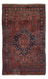 Tapis persan - Nomadic - 220 x 125 cm - rouge