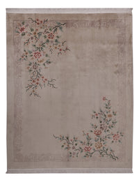 Tapis chinois - 307 x 240 cm - beige foncé