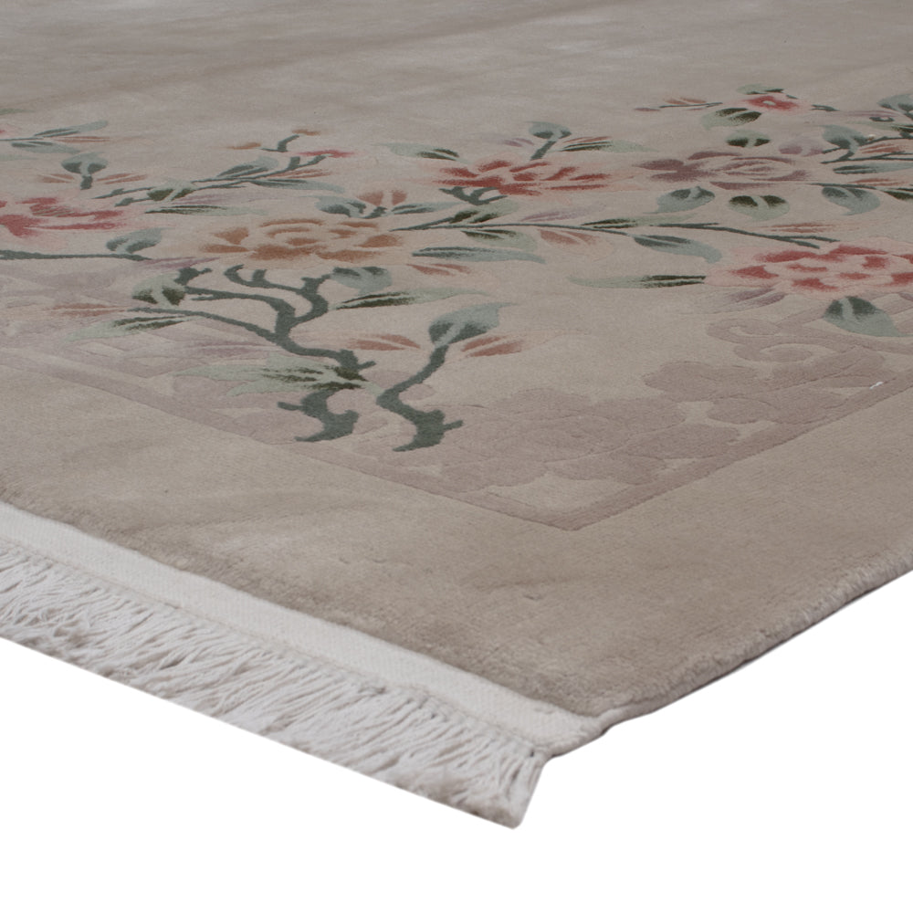 Tapis chinois - 307 x 240 cm - beige foncé