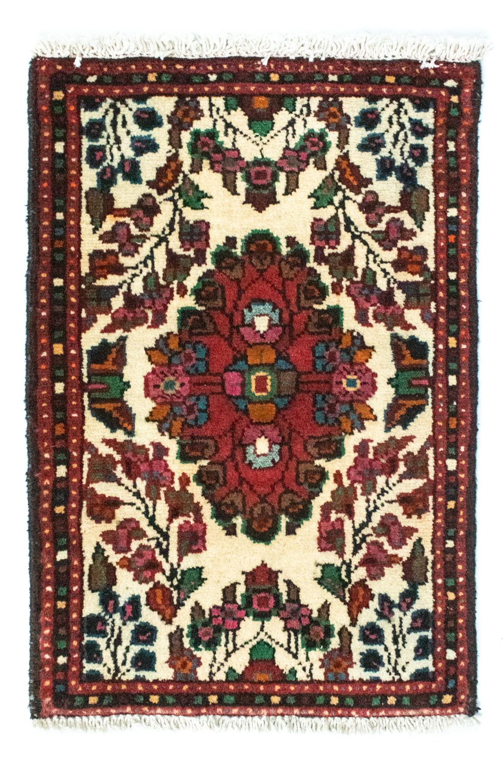 Tapis persan - Nomadic - 65 x 45 cm - beige