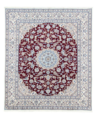 Tapis persan - Nain - Royal - 290 x 240 cm - rouge