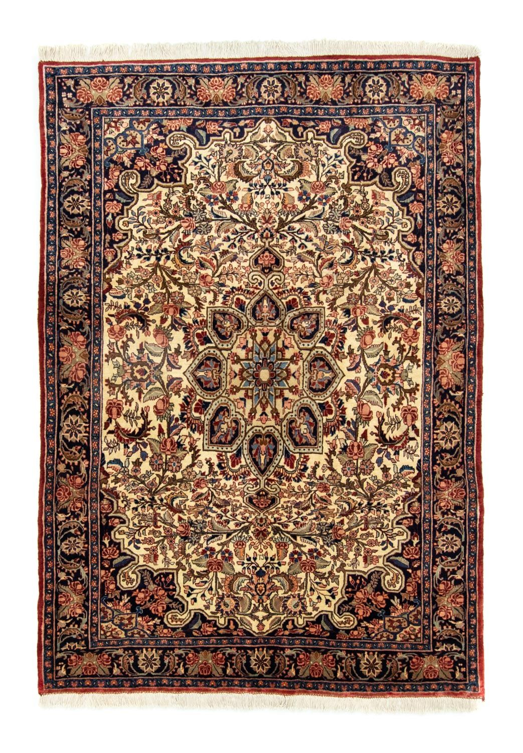 Tapis persan - Bidjar - 197 x 140 cm - bleu
