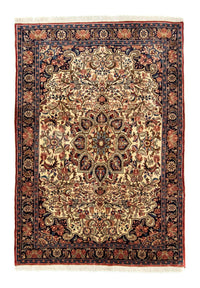 Tapis persan - Bidjar - 197 x 140 cm - bleu