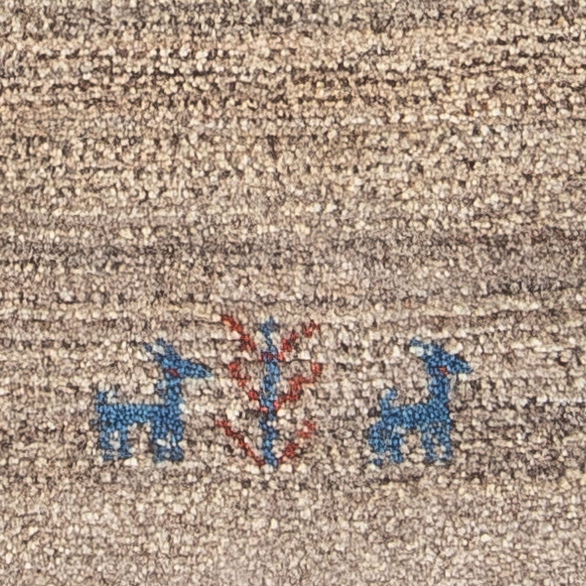 Tapis Gabbeh - Persan - 86 x 57 cm - naturel