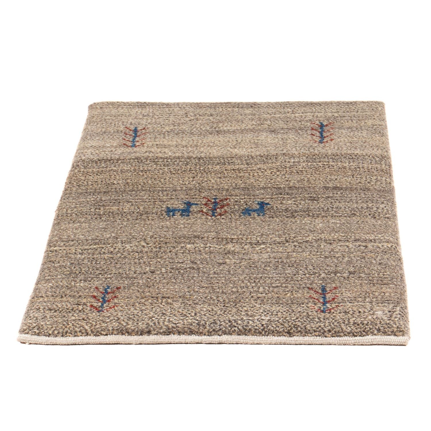 Tapis Gabbeh - Persan - 86 x 57 cm - naturel