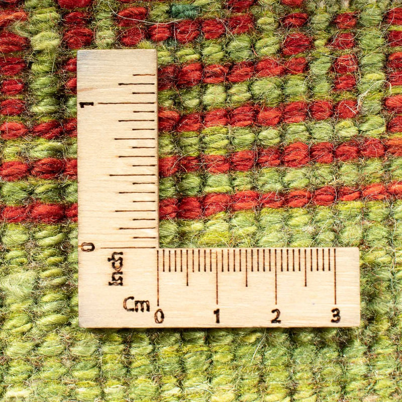Tapis Gabbeh - Persan - 88 x 57 cm - vert