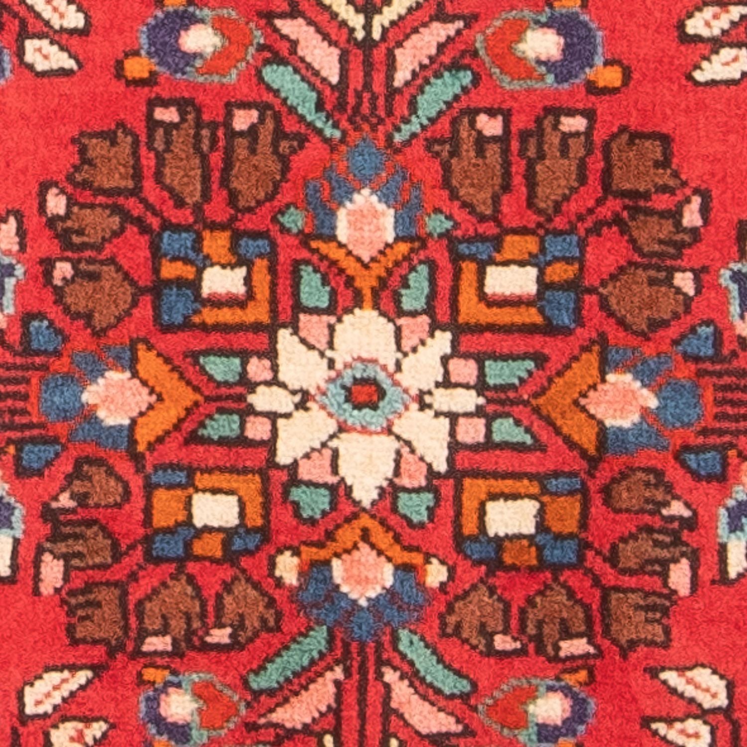 Tapis persan - Nomadic - 81 x 63 cm - rouge