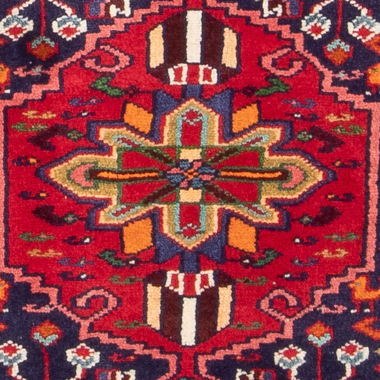 Tapis persan - Nomadic - 88 x 62 cm - bleu foncé