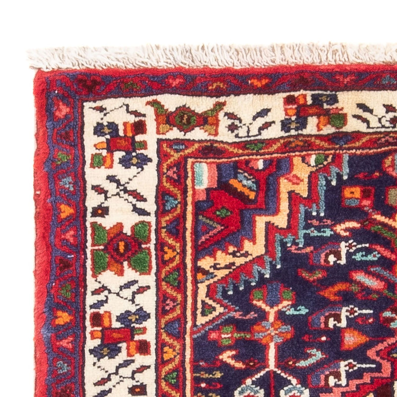 Tapis persan - Nomadic - 88 x 62 cm - bleu foncé
