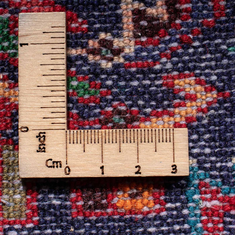 Tapis persan - Nomadic - 88 x 62 cm - bleu foncé