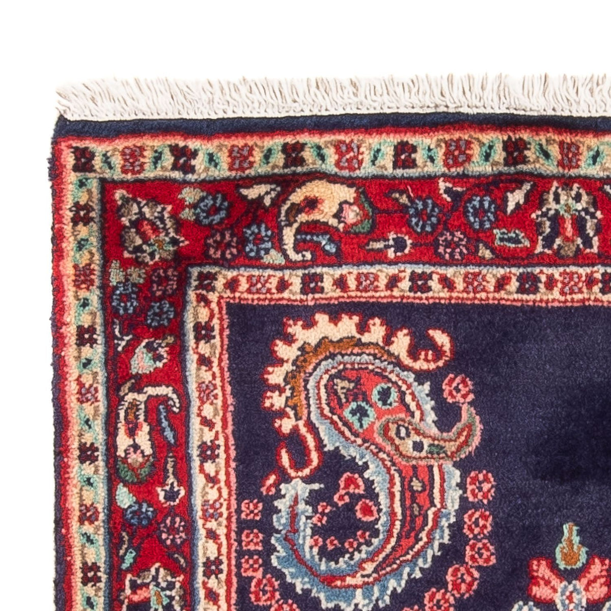 Tapis persan - Classique - 96 x 66 cm - bleu foncé