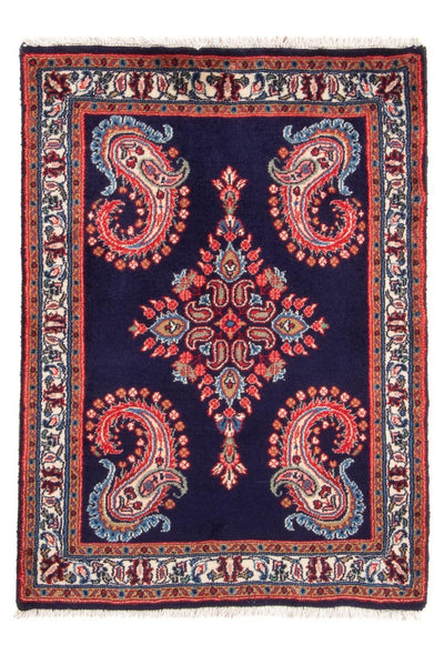 Tapis de Sarouk Tapis 65x100cm - Tapis persan - bleu foncé