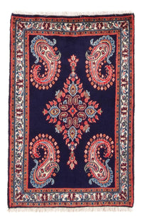 Tapis persan - Classique - 103 x 65 cm - bleu foncé