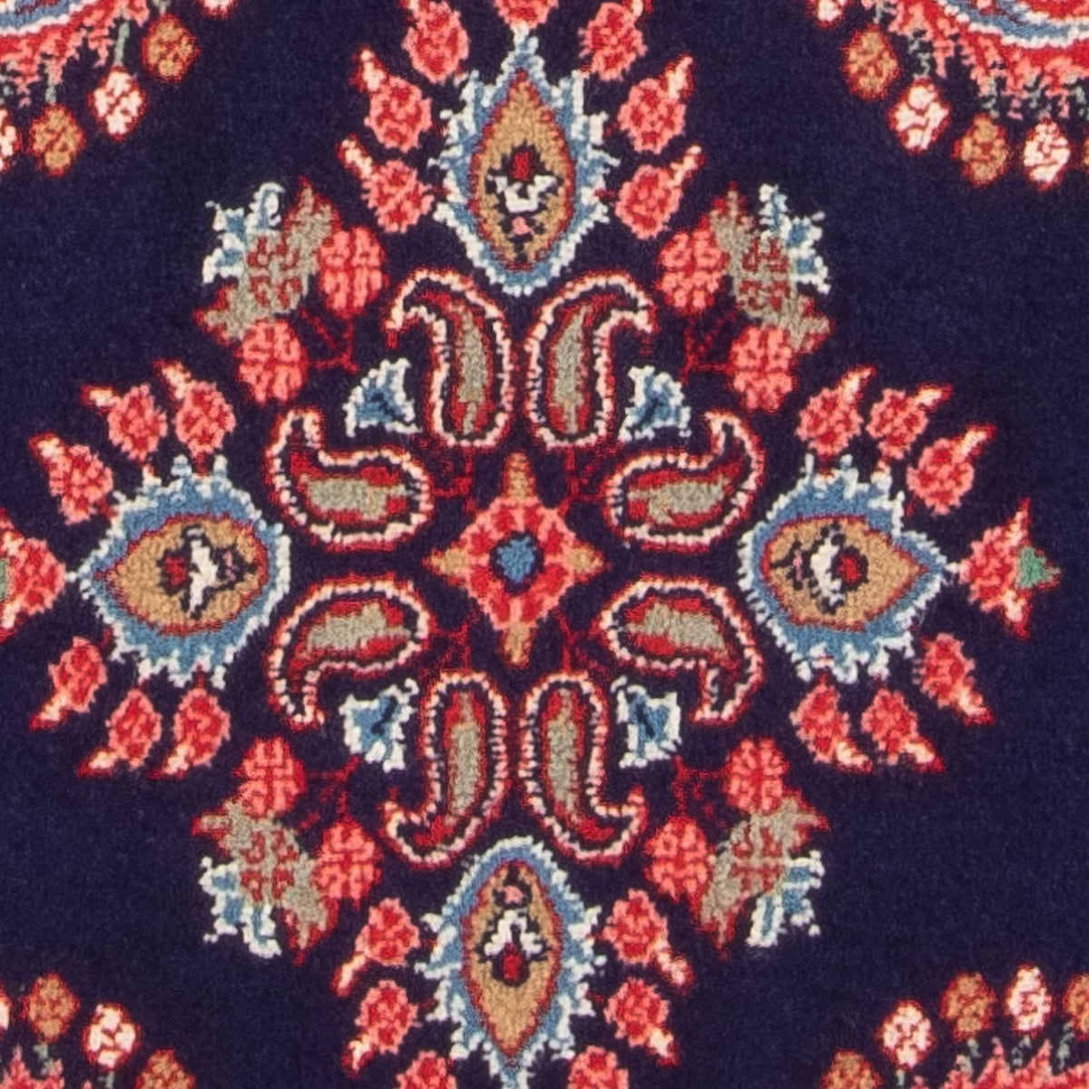 Tapis persan - Classique - 103 x 65 cm - bleu foncé