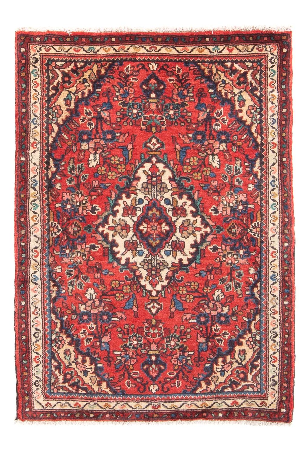 Tapis persan - Classique - 98 x 65 cm - rouge