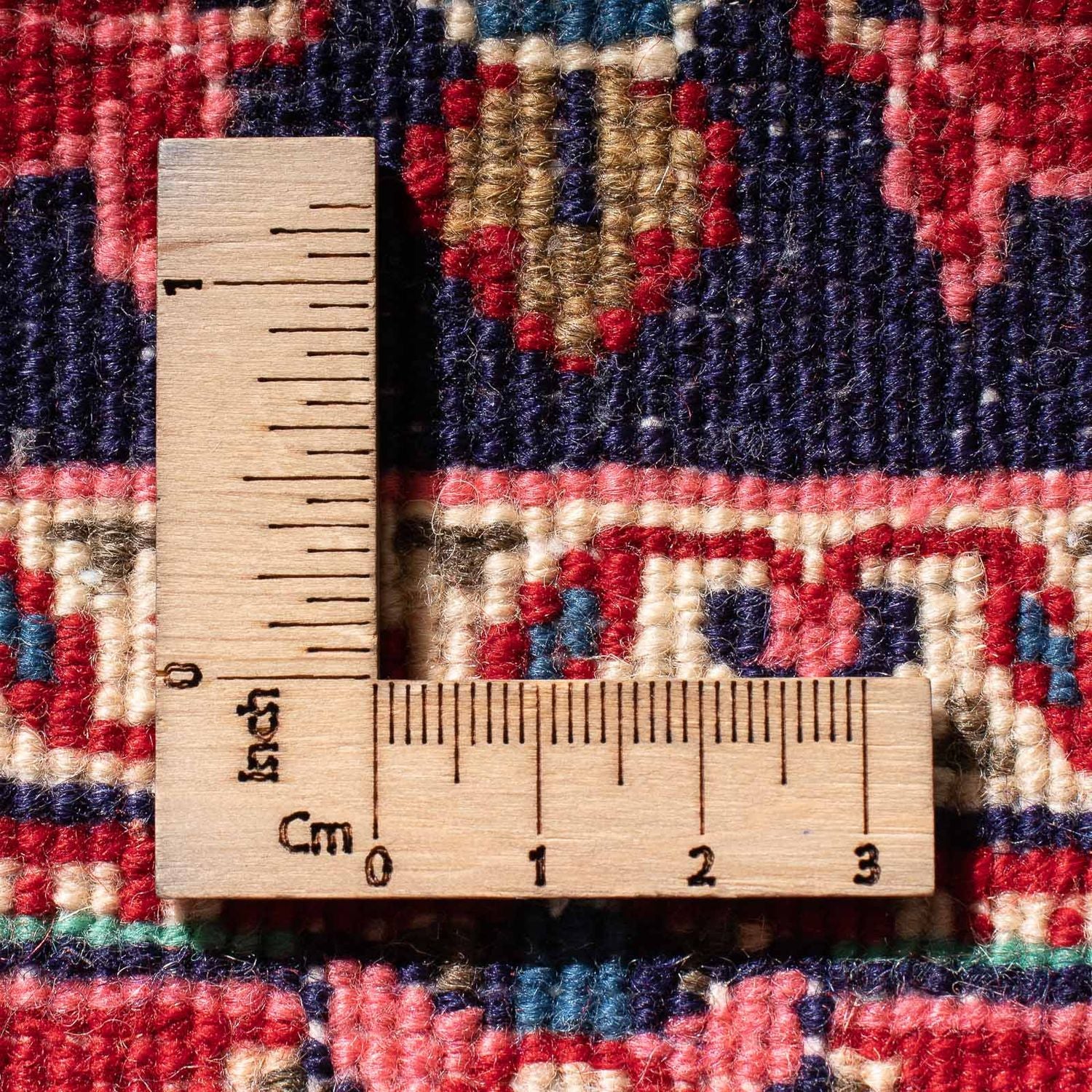 Tapis persan - Nomadic - 88 x 69 cm - bleu foncé
