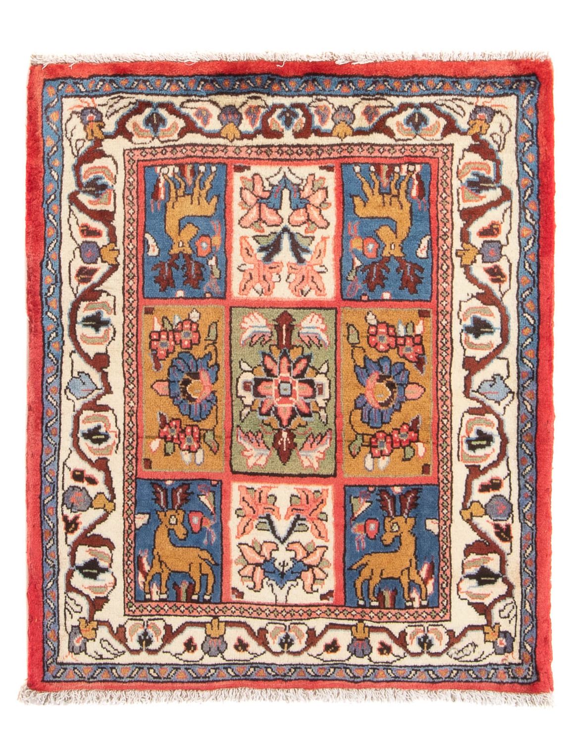 Tapis persan - Classique - 79 x 65 cm - multicolore