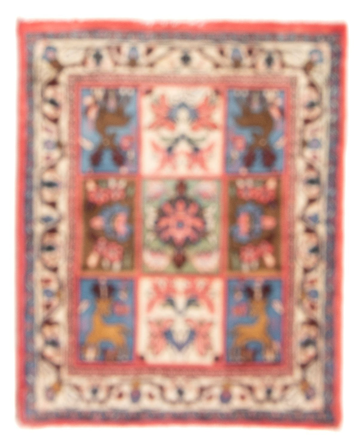 Tapis persan - Classique - 85 x 66 cm - multicolore