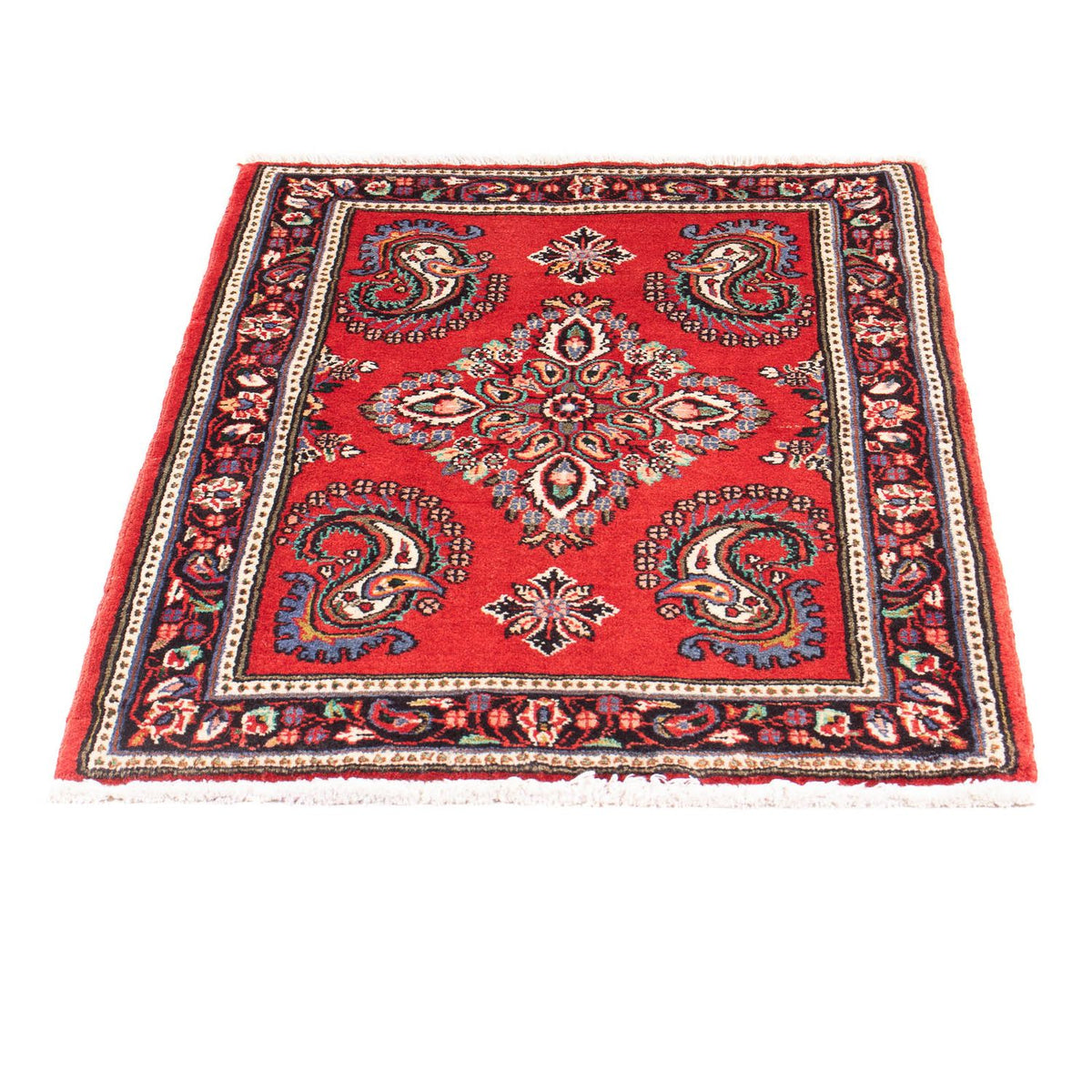 Tapis persan - Classique - 100 x 70 cm - rouge