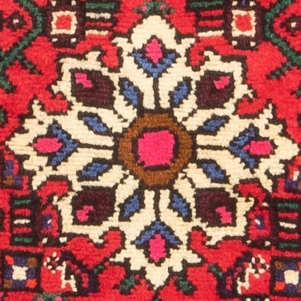 Tapis persan - Nomadic - 100 x 70 cm - rouge