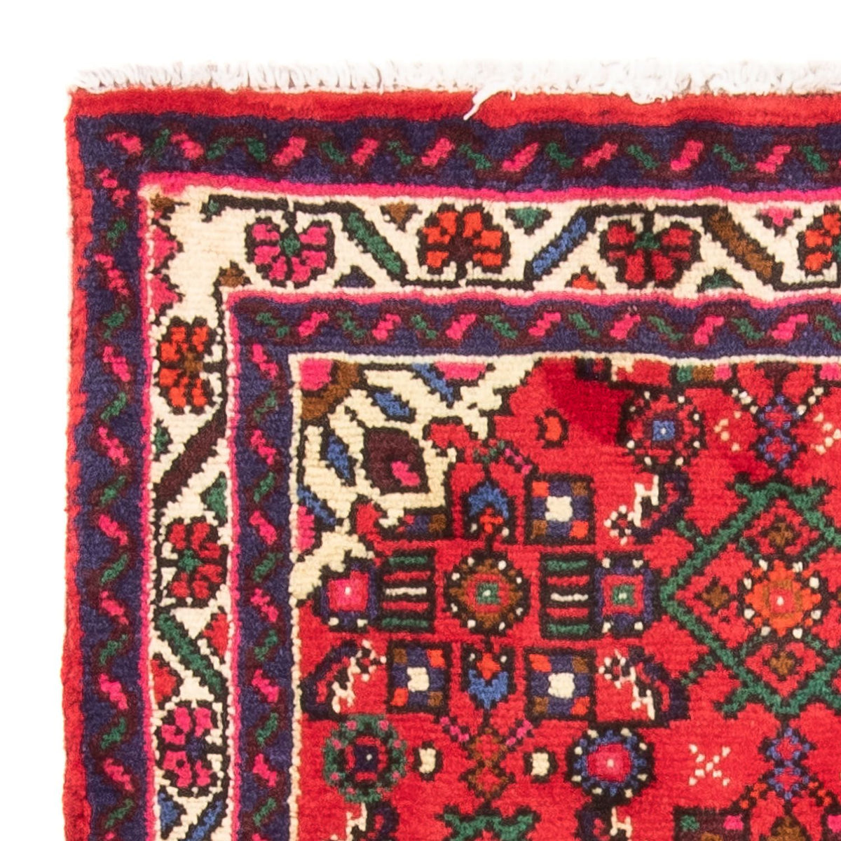 Tapis persan - Nomadic - 100 x 70 cm - rouge