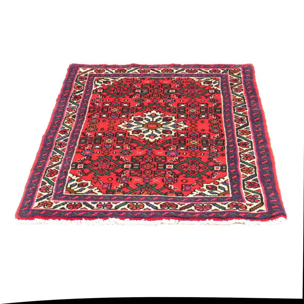 Tapis persan - Nomadic - 100 x 70 cm - rouge