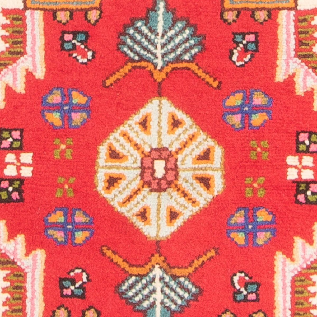 Tapis persan - Nomadic - 91 x 65 cm - rouge