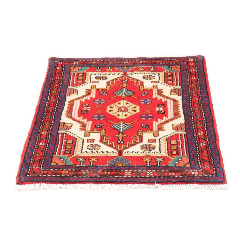 Tapis persan - Nomadic - 91 x 65 cm - rouge