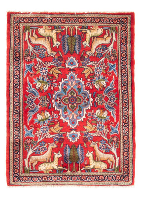 Tapis persan - Classique - 100 x 70 cm - rouge