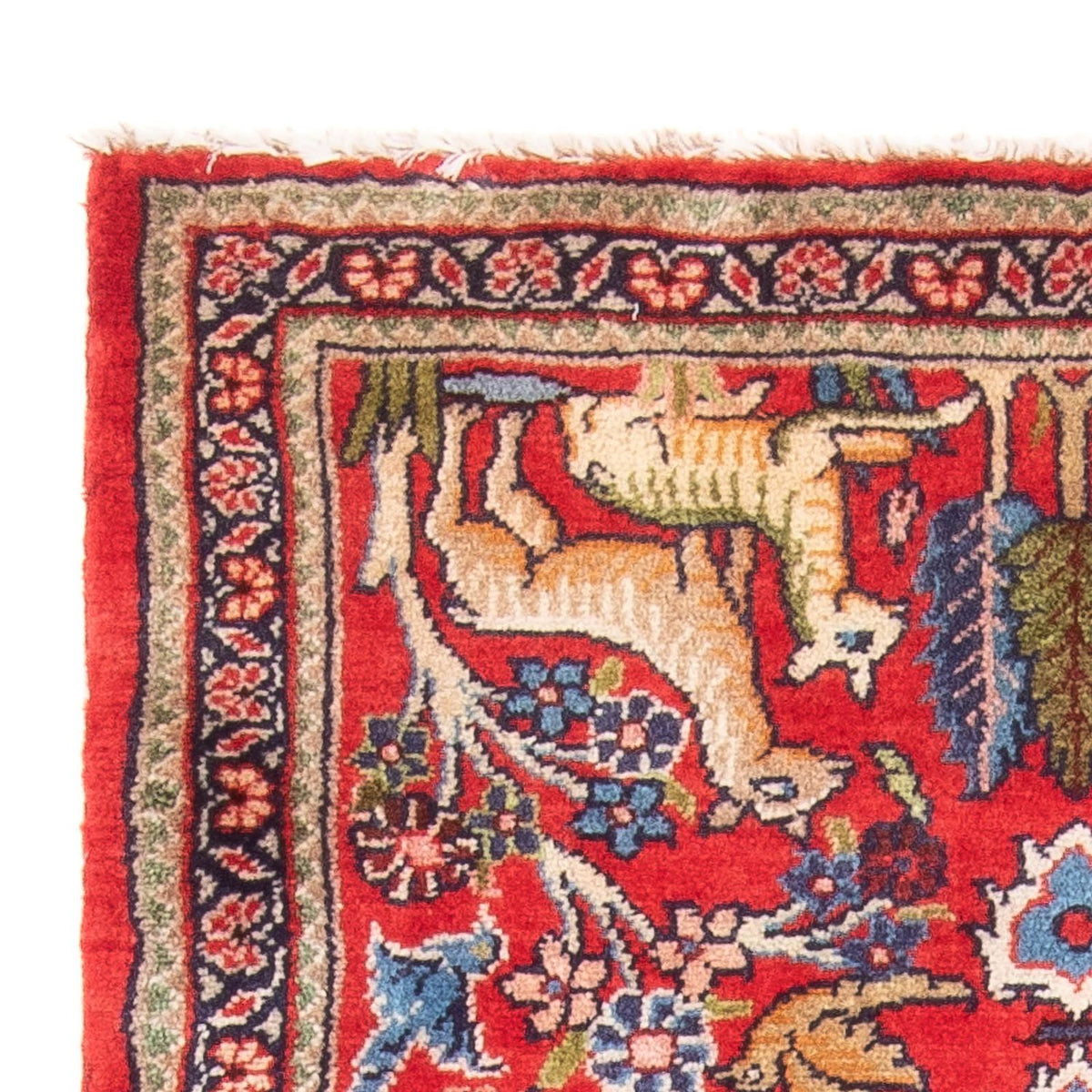 Tapis persan - Classique - 100 x 70 cm - rouge