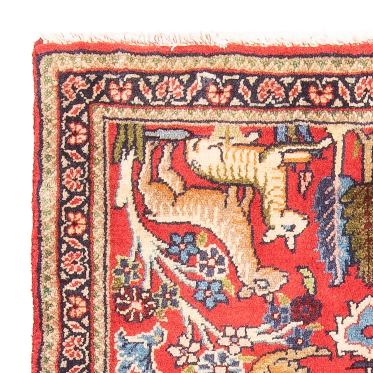 Tapis persan - Classique - 98 x 69 cm - rouge